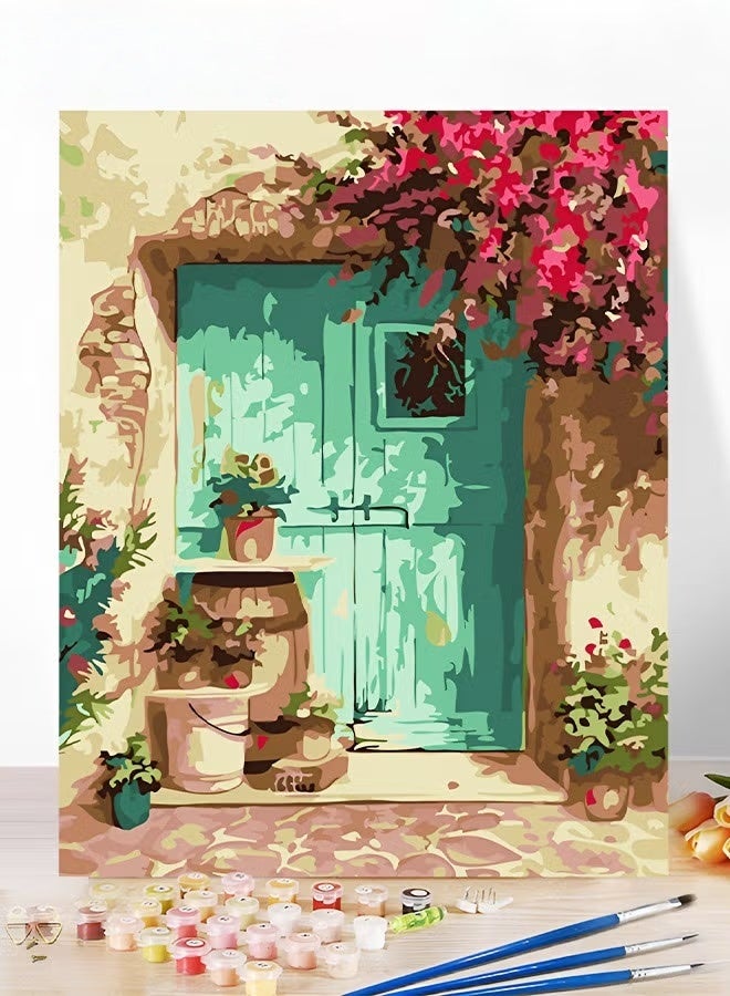EETU Paint by Number For Adults,Beginner Canvas Painting by Numbers Kits With Framed,Brushes And Acrylic Paint,40x50cm - Image 1